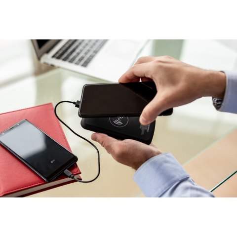 Bezprzewodowy power bank 8000 mAh Mauro Conti, ładowarka bezprzewodowa 5W | Eric