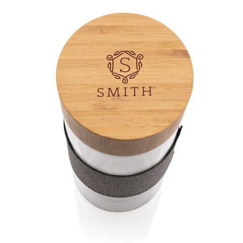 Szklana butelka 360 ml w pokrowcu