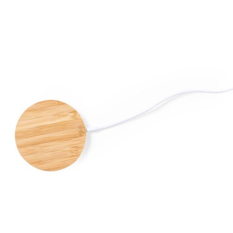 Magnetyczna bambusowa ładowarka bezprzewodowa 10W, stojak na telefon