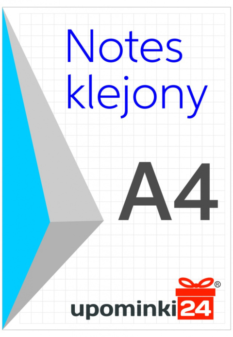 Notes klejony A4