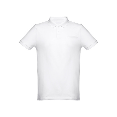 THC DHAKA WH. Męski polo t-shirt