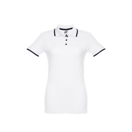 THC ROME WOMEN WH. Damski slim fit polo t-shirt