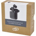 Hybrid słuchawki douszne premium True Wireless czarny