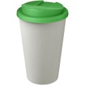 Kubek Americano® Eco z recyklingu o pojemności 350 ml z pokrywą odporną na zalanie zielony, biały