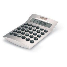 12-to cyfrowy kalkulator srebrny mat