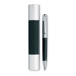 Długopis w aluminiowej tubie czarny