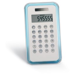 Kalkulator 8 pozycji przezroczysty niebieski