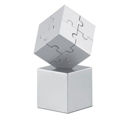 Magnetyczne puzzle 3D srebrny mat