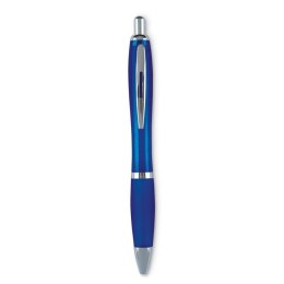 Długopis Rio kolor przezroczysty niebieski