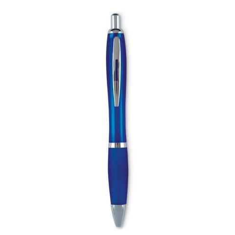 Długopis Rio kolor przezroczysty niebieski