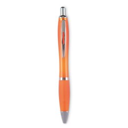 Długopis Rio kolor przezroczysty pomarańczowy
