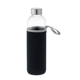 Szklana butelka w etui 750ml czarny