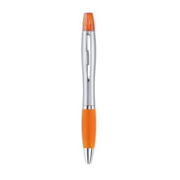 2w1 długopis i zakreślacz pomarańczowy