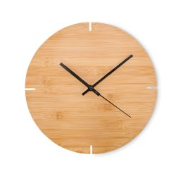 Bambusowy zegar ścienny drewna