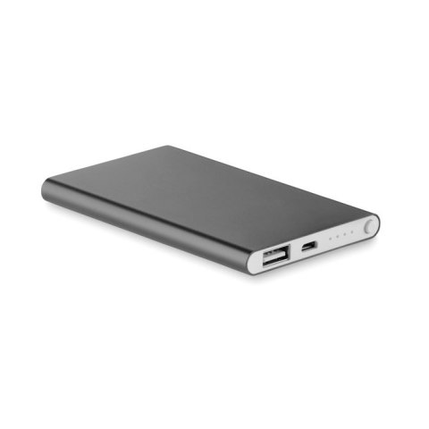 Płaski Powerbank 4000mAh tytanowy