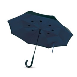 Dwostronny parasol granatowy