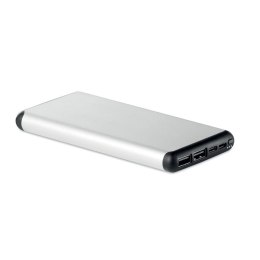 Powerbank 10000mAh srebrny mat