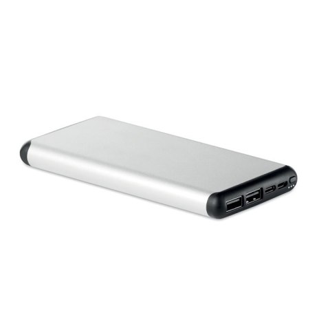 Powerbank 10000mAh srebrny mat