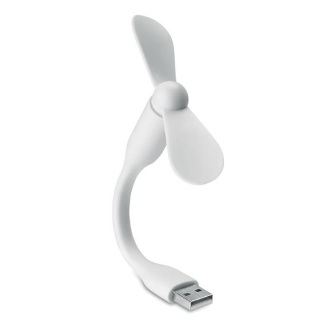 Przenośny wentylator USB biały