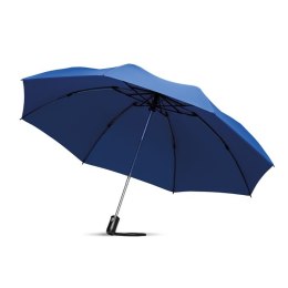 Składany odwrócony parasol niebieski