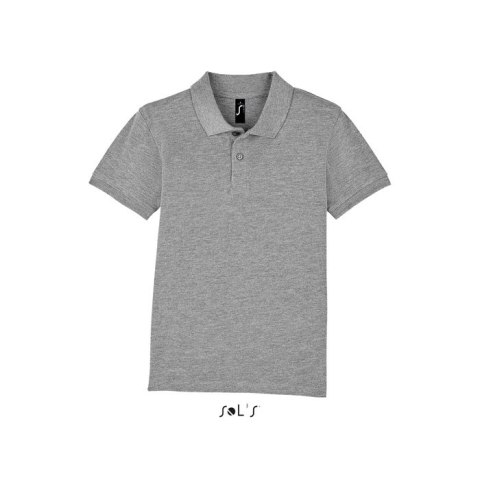 PERFECT Dziecięce POLO 180g grey melange 4XL