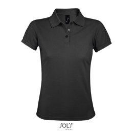 PRIME Damskie POLO 200g ciemny szary M