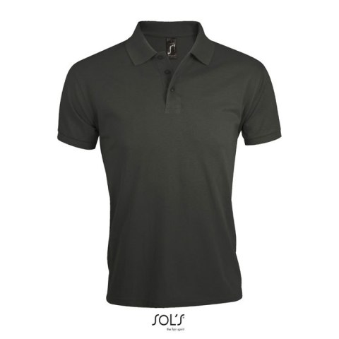 PRIME Męskie polo 200g ciemny szary 3XL