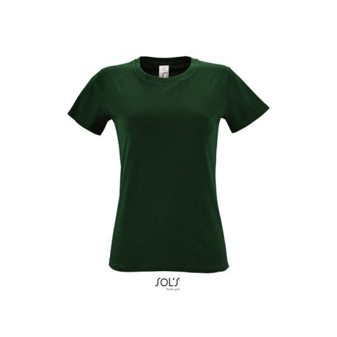 REGENT Damski T-Shirt 150g Ciemno-zielony XL
