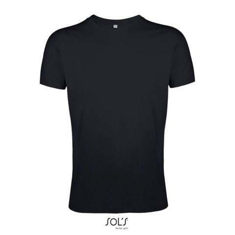 REGENT F Męski T-Shirt 150g deep black S