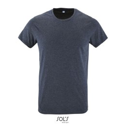 REGENT F Męski T-Shirt 150g melanż denim XL