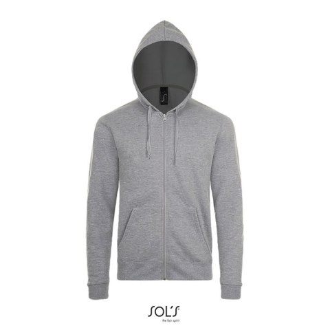 STONE UNI HOODIE 260g grey melange XS