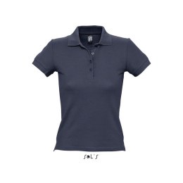 PEOPLE Damskie POLO 210g Granatowy L