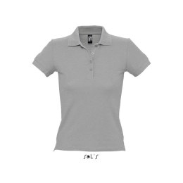 PEOPLE Damskie POLO 210g grey melange L