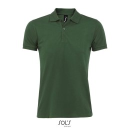 PERFECT Męskie POLO 180g Ciemno-zielony 3XL