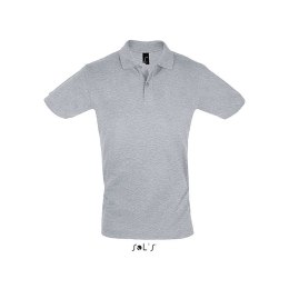 PERFECT Męskie POLO 180g grey melange 3XL