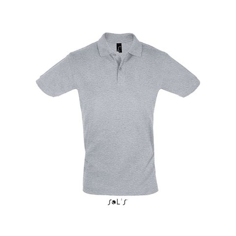 PERFECT Męskie POLO 180g grey melange S