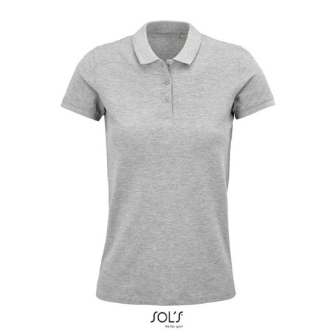 PLANET Damskie POLO 170g grey melange L