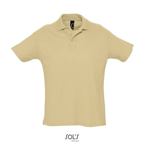 SUMMER II Męskie POLO 170g Sand XL