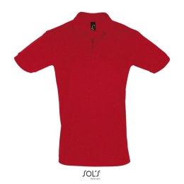 PERFECT Męskie POLO 180g Czerwony XL