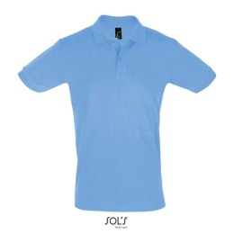 PERFECT Męskie POLO 180g sky blue XL