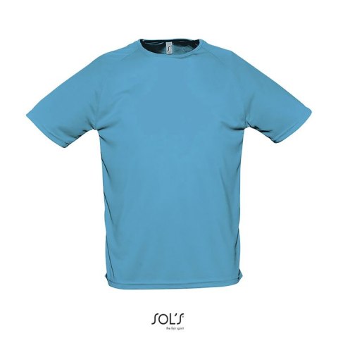 SPORTY Męski T-SHIRT 140g Aqua L