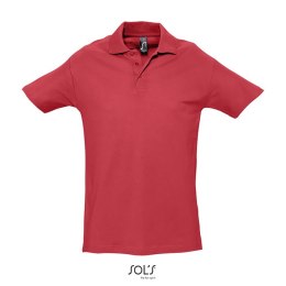 SPRINgII Męskie POLO 210g Czerwony XL