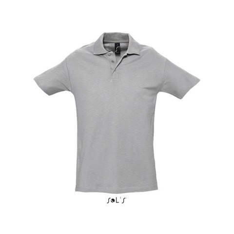 SPRINgII Męskie POLO 210g grey melange XL