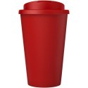 Kubek Americano® Eco z recyklingu o pojemności 350 ml z pokrywą odporną na zalanie czerwony (21042504)