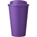 Kubek Americano® Eco z recyklingu o pojemności 350 ml z pokrywą odporną na zalanie fioletowy (21042506)