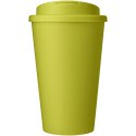 Kubek Americano® Eco z recyklingu o pojemności 350 ml z pokrywą odporną na zalanie limonka (21042509)