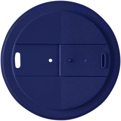 Kubek Americano® Eco z recyklingu o pojemności 350 ml z pokrywą odporną na zalanie niebieski