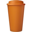 Kubek Americano® Eco z recyklingu o pojemności 350 ml z pokrywą odporną na zalanie pomarańczowy (21042507)