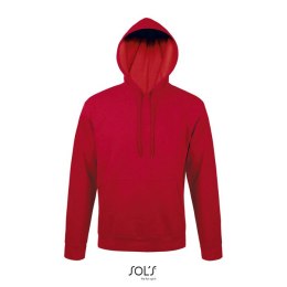 SNAKE sweter z kapturem Czerwony L
