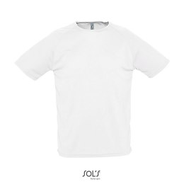 SPORTY Męski T-SHIRT 140g Biały 3XL